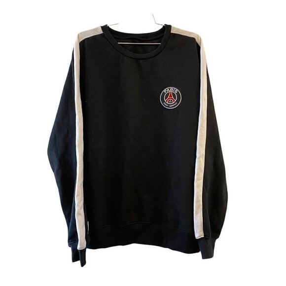 Paris Saint-Germain Kylian Mbappé Justice League Unisex Sweatshirt Black Crew XL - Picture 1 of 10
